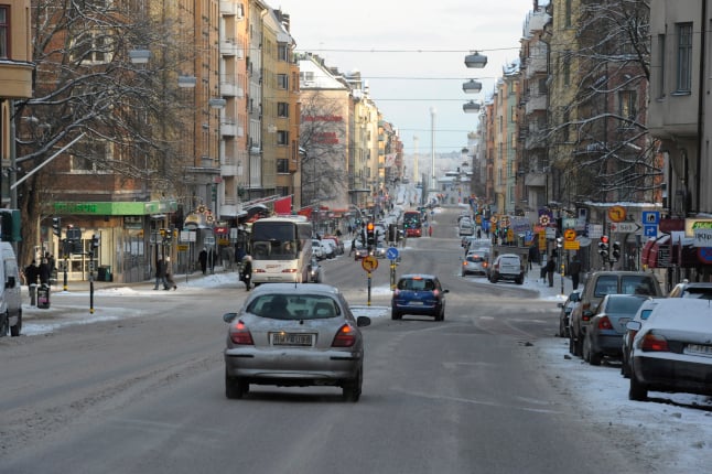This Stockholm street just became the first in Sweden to ban old diesel cars
