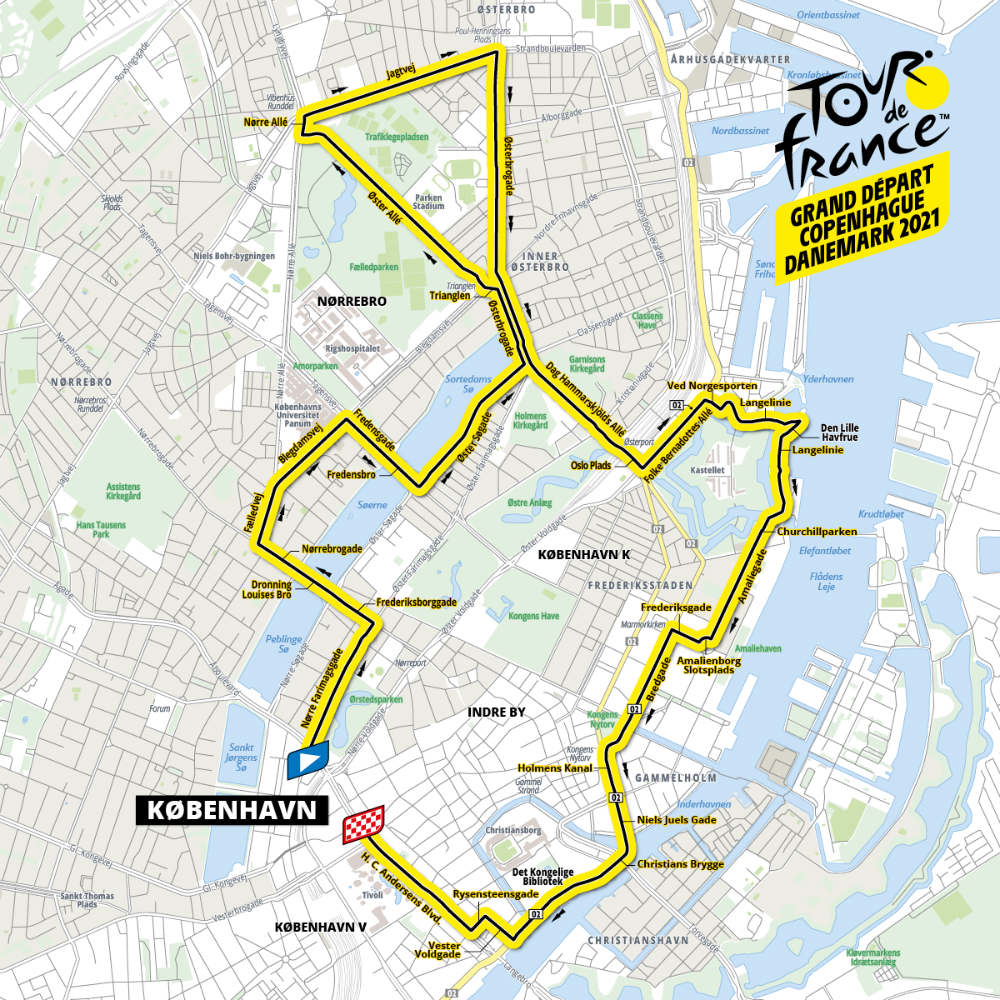 rig Afgang Antibiotika Here are the routes for the Danish stages of the 2021 Tour de France - The  Local