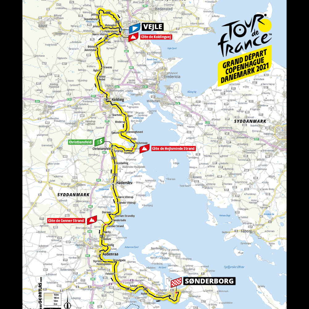 rig Afgang Antibiotika Here are the routes for the Danish stages of the 2021 Tour de France - The  Local