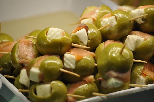 olive pintxos