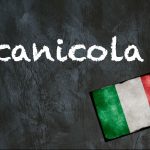 Italian word of the day: ‘Canicola’