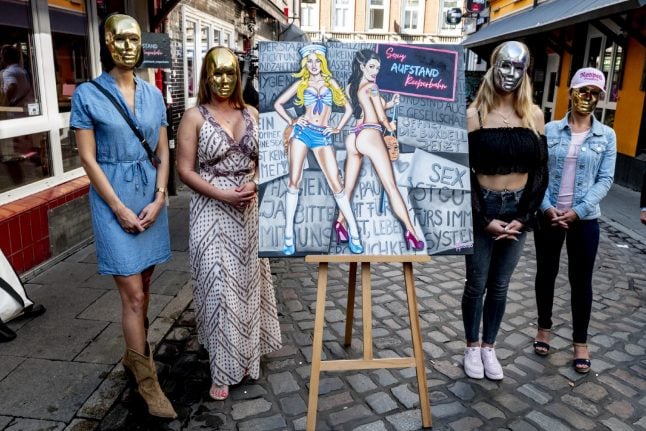 Hamburg sex workers celebrate easing of coronavirus restrictions
