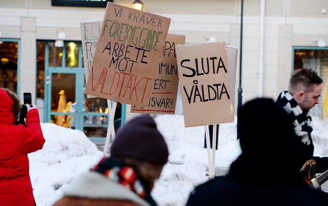 How do Sweden’s rape statistics compare to Europe?