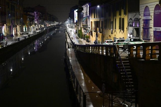 IN PHOTOS: Milan deserted as Italy’s first curfew begins