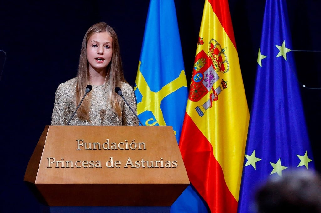 Princess Leonor, Spain's future queen, to attend boarding school in Wales