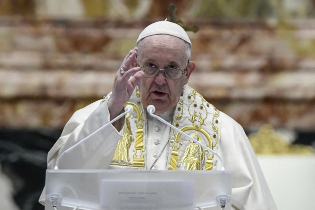 Pope calls for a quicker vaccine rollout in Italy’s Easter Sunday message