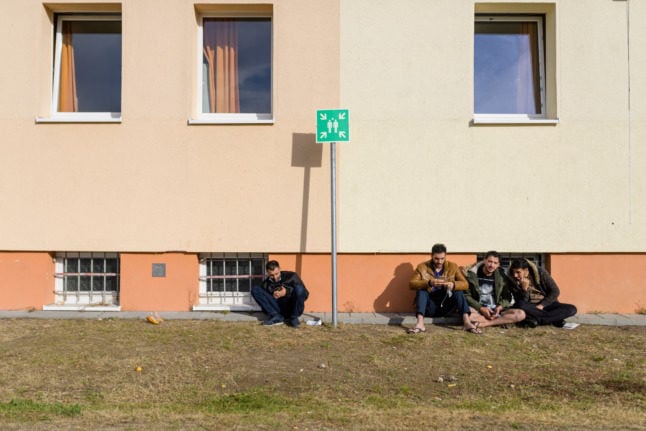 Refugees in Brandenburg, Germany