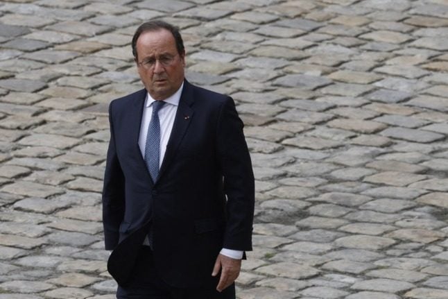 Former French president Francois Hollande.