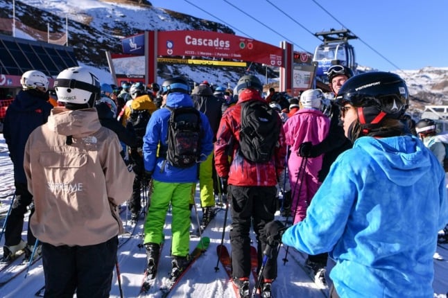 Ski lift in France