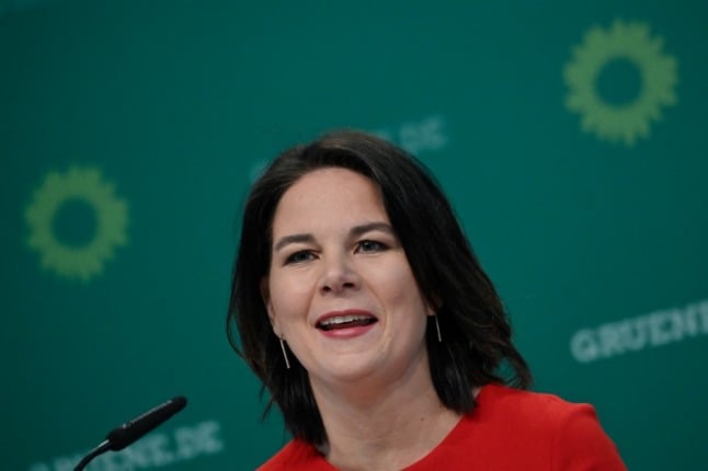 Co-leader of the Green Party and incoming foreign minister  Annalena Baerbock