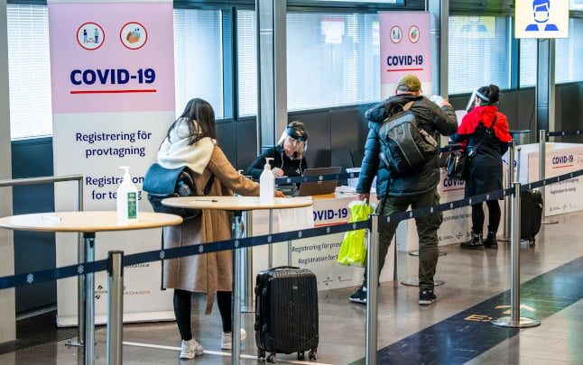 Sweden tightens Covid-19 testing guidelines for international arrivals