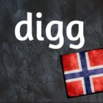 Norwegian word of the day: Digg