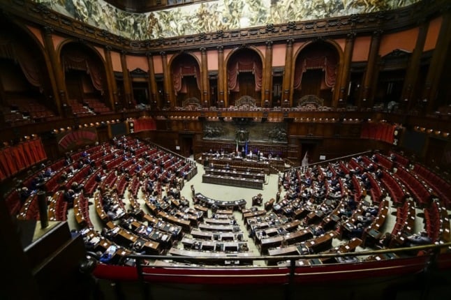 Italy's lower house of parliament 
