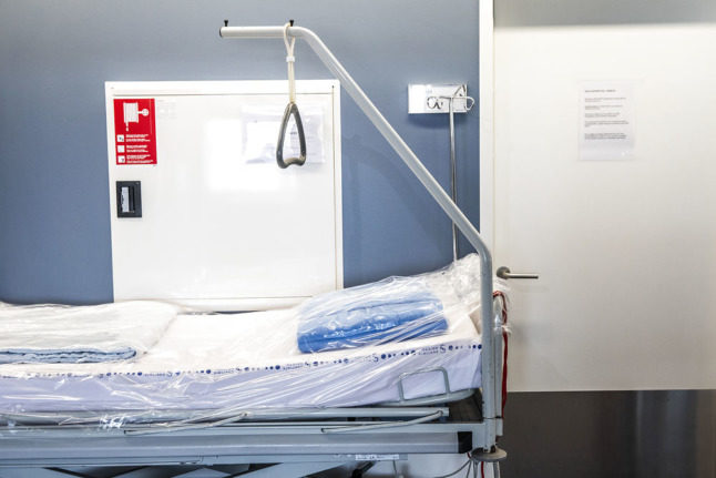 A file photo of a hospital bed in Denmark. The country has released figures relating to the proportion of in-patients with Covid-19 who were admitted with other diagnoses.