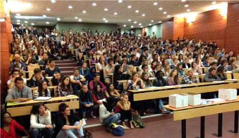 Students reveal French universities set to burst