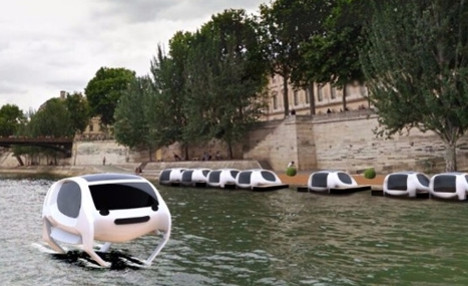 Paris: 'Flying' water taxis to be tested on River Seine